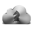 Cloud Game Center Silver Icon